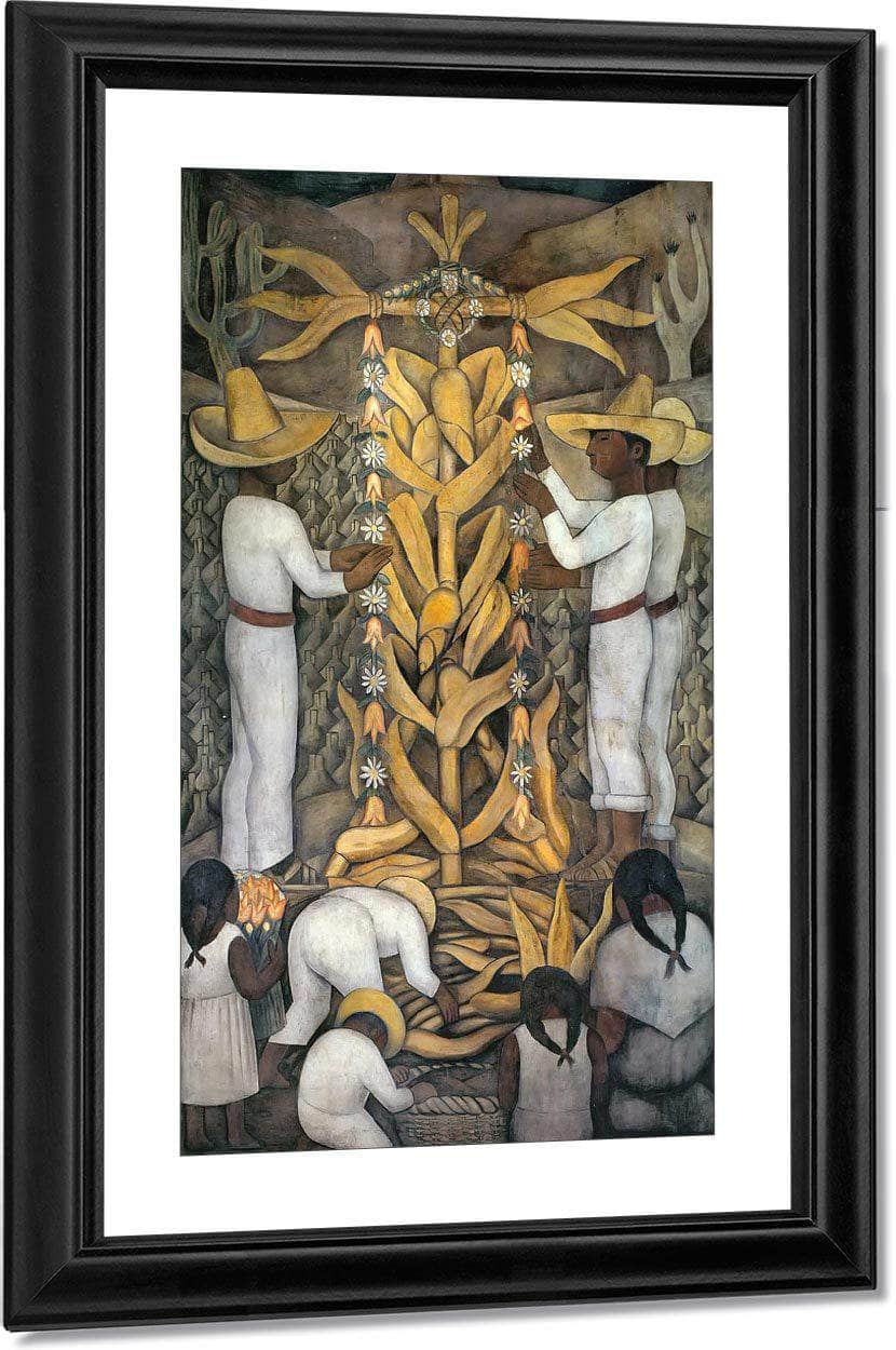The Maize Festival By Diego Rivera Fine Art Print