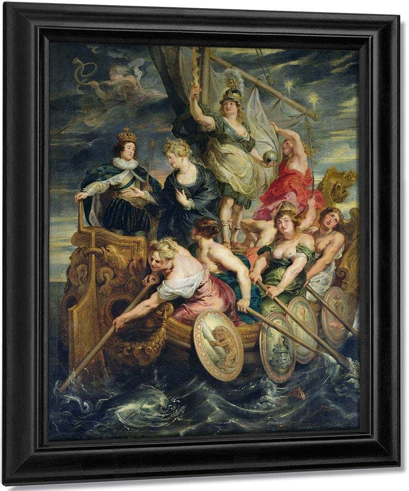 The Majority Of Louis Xiii (1601 43) 20Th October 1614 By Peter Paul Rubens Fine Art Print