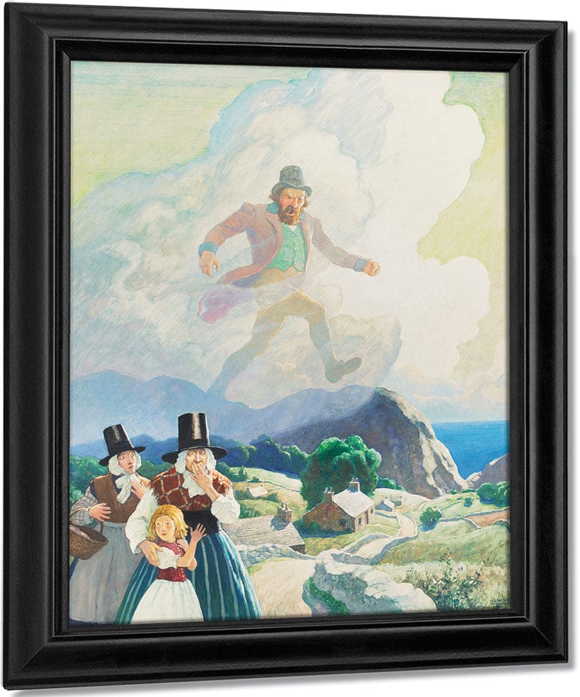 The Man Of Wales By NC Wyeth Fine Art Print