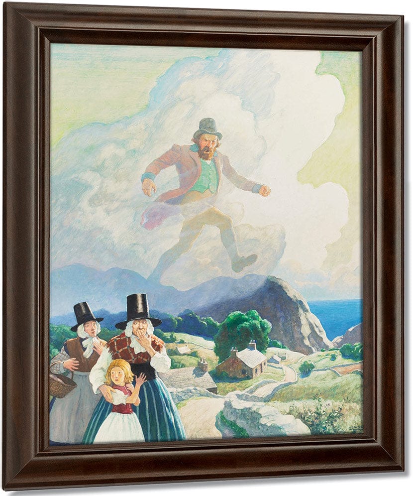 The Man Of Wales By NC Wyeth Fine Art Print