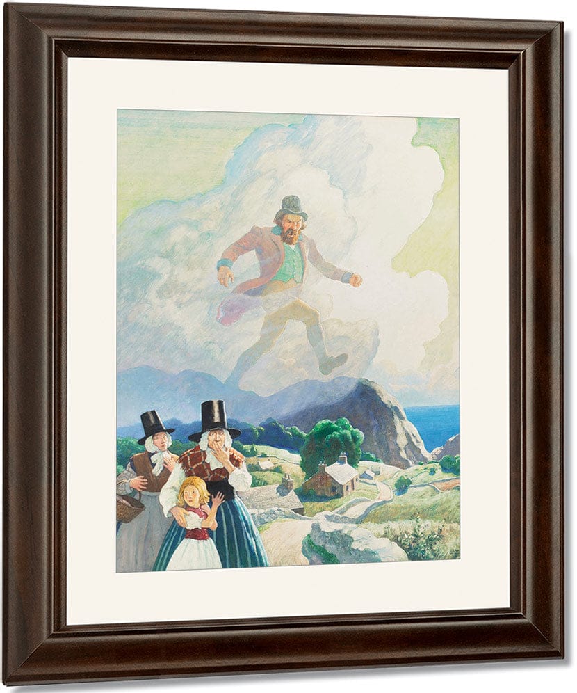 The Man Of Wales By NC Wyeth Fine Art Print