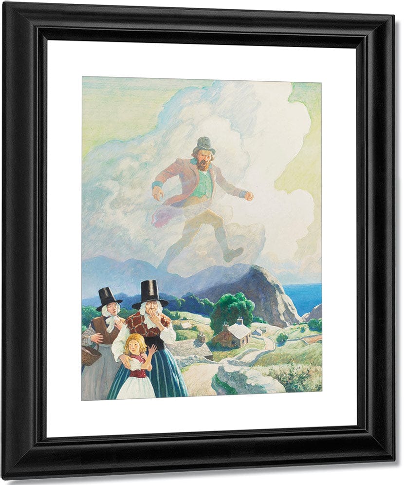 The Man Of Wales By NC Wyeth Fine Art Print