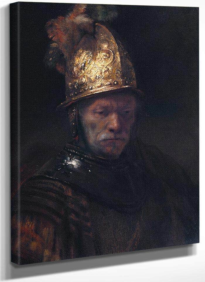 The Man With The Golden Helmet 1650 By Rembrandt Fine Art Print