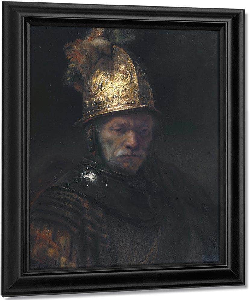 The Man With The Golden Helmet By Rembrandt Fine Art Print