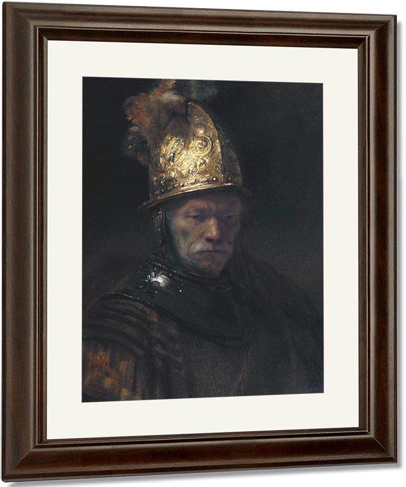 The Man With The Golden Helmet By Rembrandt Fine Art Print