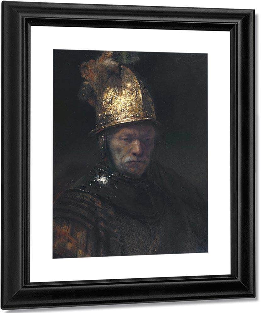 The Man With The Golden Helmet By Rembrandt Fine Art Print