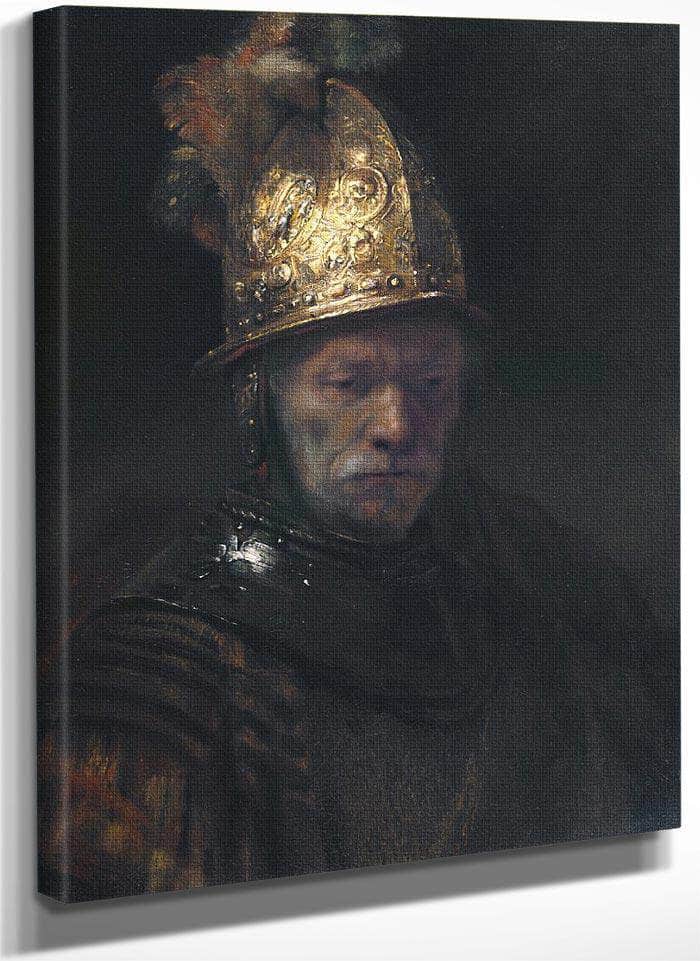 The Man With The Golden Helmet By Rembrandt Fine Art Print