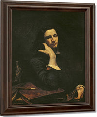 The Man With The Leather Belt. Portrait Of The Artist By Jean Desire Gustave Courbet Fine Art Print