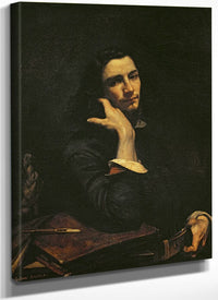 The Man With The Leather Belt. Portrait Of The Artist By Jean Desire Gustave Courbet Fine Art Print