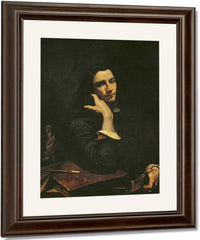 The Man With The Leather Belt. Portrait Of The Artist By Jean Desire Gustave Courbet Fine Art Print