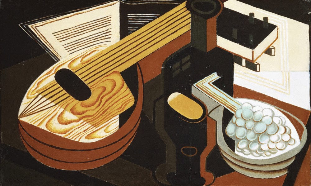 The Mandolin By Juan Gris Fine Art Print