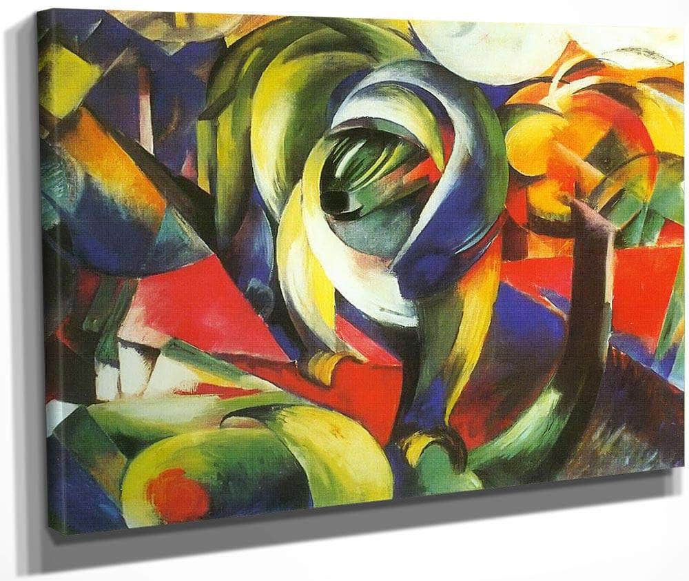 The Mandrill By Franz Marc Fine Art Print