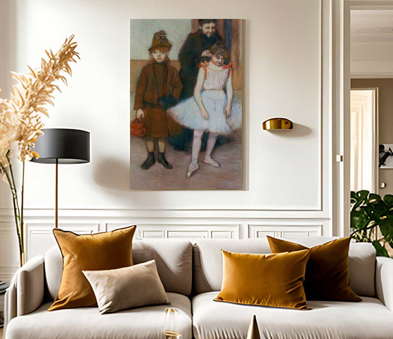 The Mante Family By Edgar Degas Fine Art Print