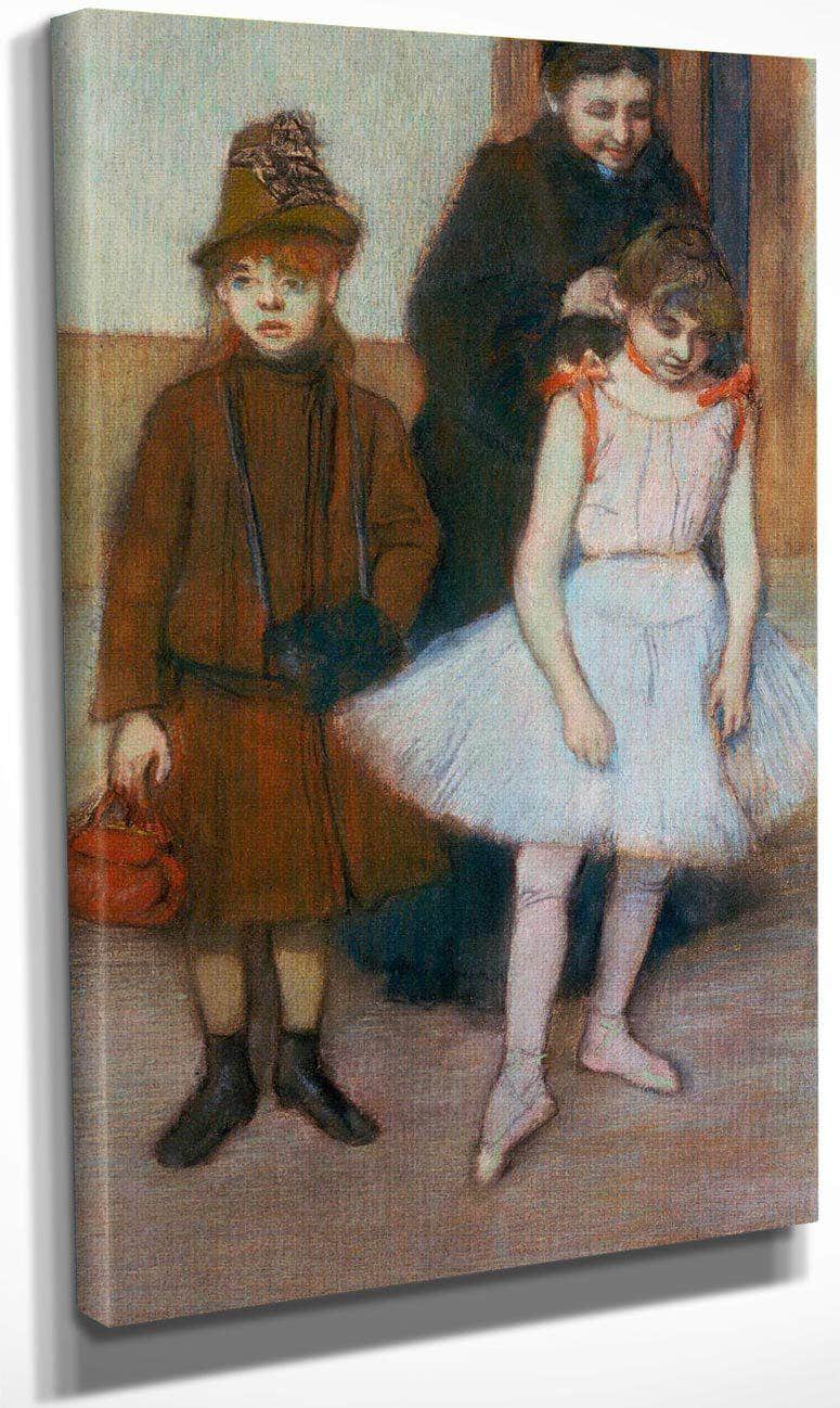 The Mante Family By Edgar Degas Fine Art Print