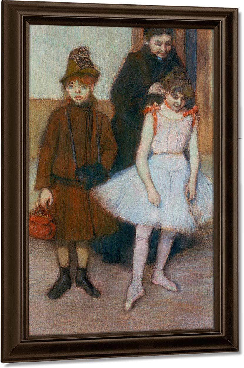The Mante Family By Edgar Degas Fine Art Print