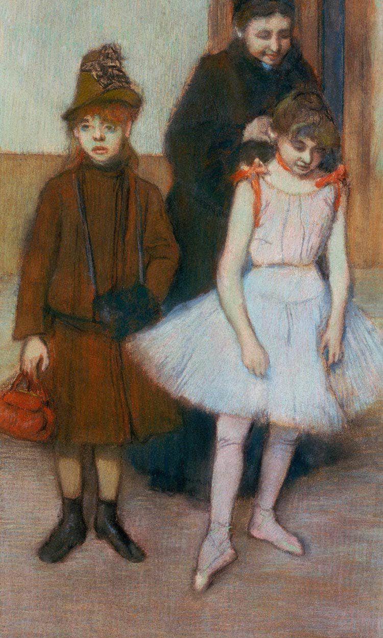The Mante Family By Edgar Degas Fine Art Print