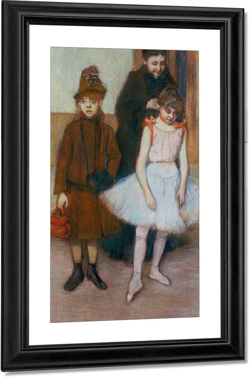 The Mante Family By Edgar Degas Fine Art Print