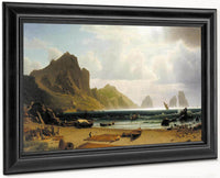 The Marina Picola By Albert Bierstadt Fine Art Print