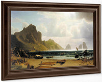 The Marina Picola By Albert Bierstadt Fine Art Print