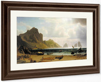 The Marina Picola By Albert Bierstadt Fine Art Print