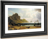 The Marina Picola By Albert Bierstadt Fine Art Print