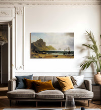 The Marina Picola By Albert Bierstadt Fine Art Print