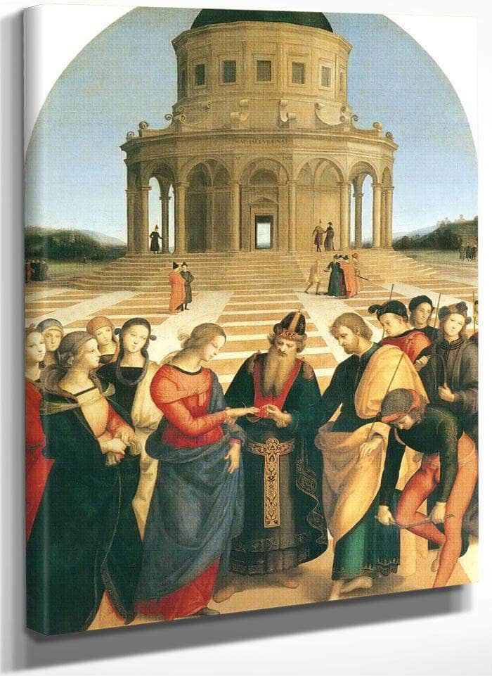 The Marriage Of The Virgin By Raphael Fine Art Print