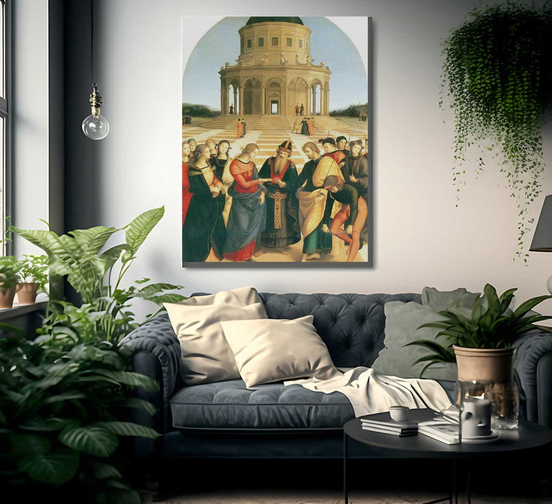 The Marriage Of The Virgin By Raphael Fine Art Print