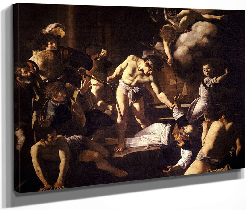 The Martyrdom Of Saint Matthew By Caravaggio Fine Art Print