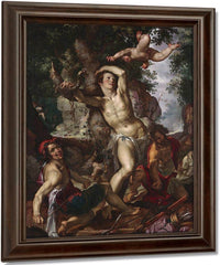 The Martyrdom Of Saint Sebastian By Joachim Wtewael Fine Art Print