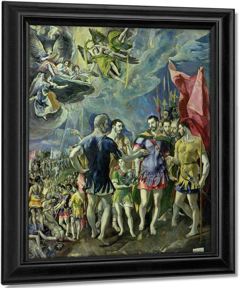 The Martyrdom Of St. Maurice 2 By El Greco Fine Art Print