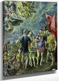 The Martyrdom Of St. Maurice 2 By El Greco Fine Art Print