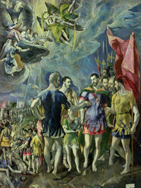 The Martyrdom Of St. Maurice 2 By El Greco Fine Art Print