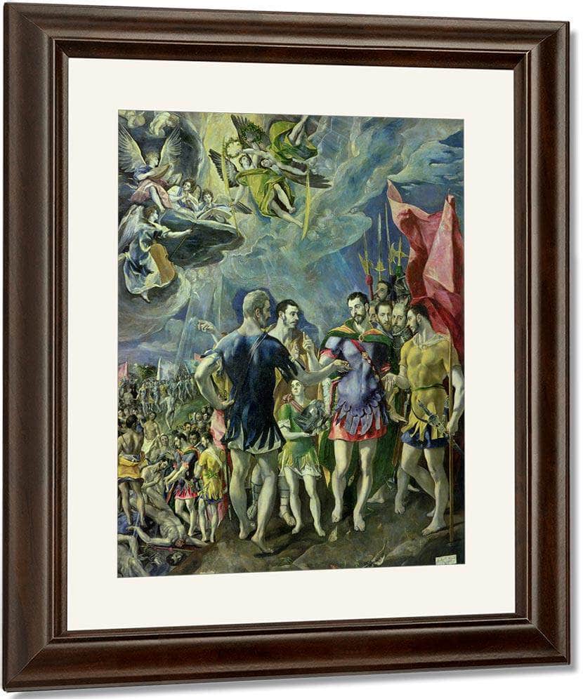 The Martyrdom Of St. Maurice 2 By El Greco Fine Art Print