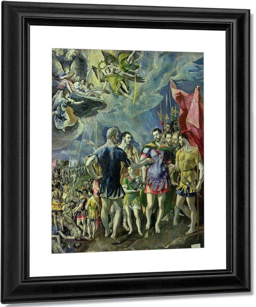 The Martyrdom Of St. Maurice 2 By El Greco Fine Art Print
