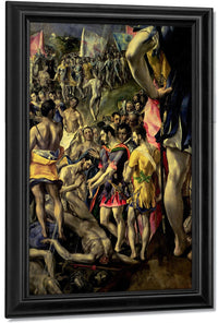 The Martyrdom Of St. Maurice By El Greco Fine Art Print