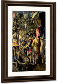 The Martyrdom Of St. Maurice By El Greco Fine Art Print