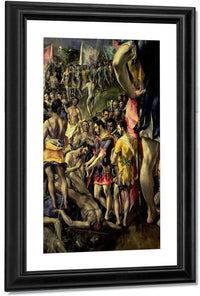 The Martyrdom Of St. Maurice By El Greco Fine Art Print