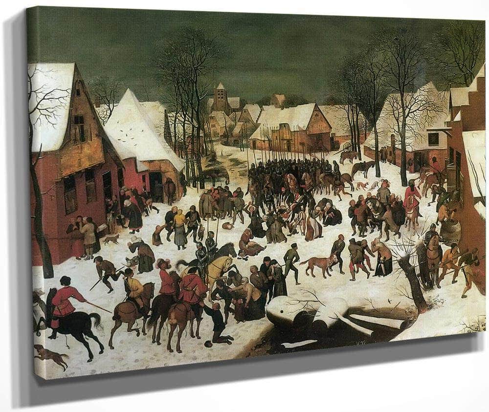 The Massacre Of The Innocents By Pieter Bruegel Fine Art Print