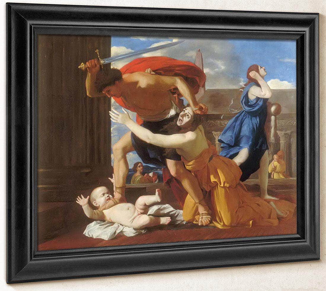 The Massacre Of The Innocents Ii By Nicholas Poussin Fine Art Print