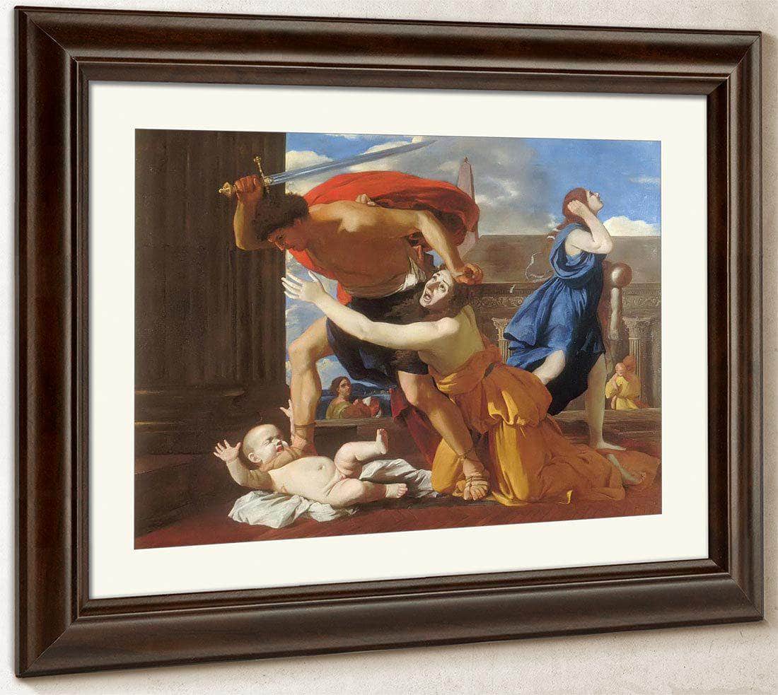 The Massacre Of The Innocents Ii By Nicholas Poussin Fine Art Print