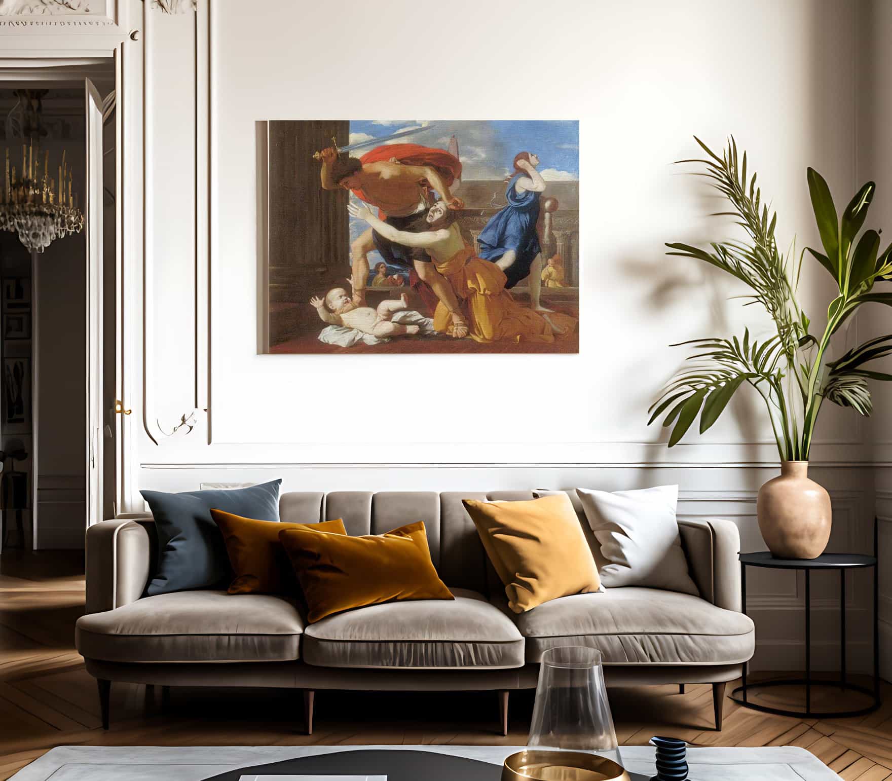 The Massacre Of The Innocents Ii By Nicholas Poussin Fine Art Print