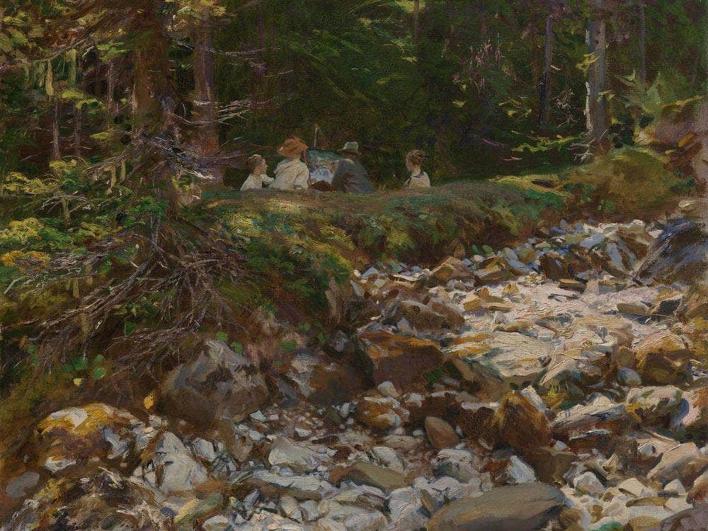 The Master And His Pupils By John Singer Sargent Fine Art Print