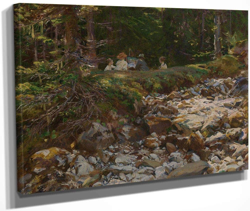 The Master And His Pupils By John Singer Sargent Fine Art Print