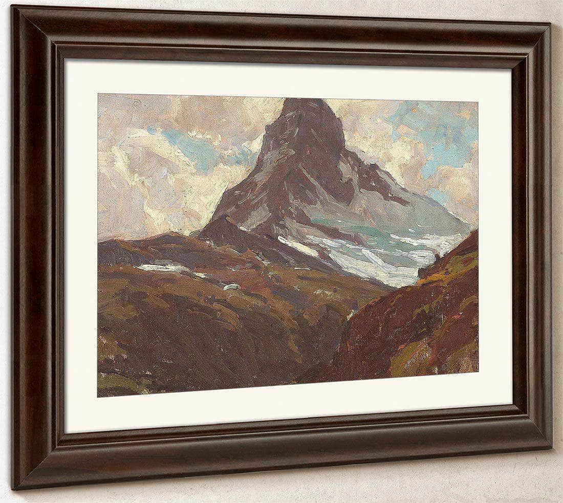 The Matterhorn In Summer By Edgar Payne Fine Art Print