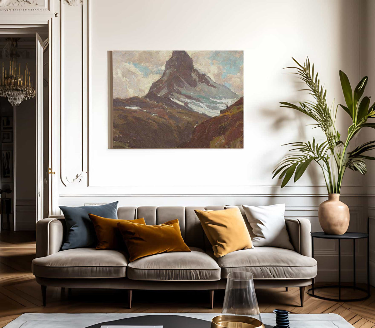 The Matterhorn In Summer By Edgar Payne Fine Art Print