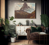 The Matterhorn In Summer By Edgar Payne Fine Art Print