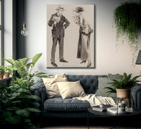 The Measure Of A Man Everybodys Magazine Interior Illustration 1917 By Everett Shinn Fine Art Print