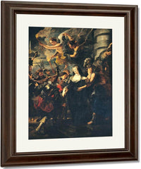 The Medici Cycle  Marie De Medici (1573 1642) Escaping From Blois 21St 22Nd February 1619 2 By Peter Paul Rubens Fine Art Print