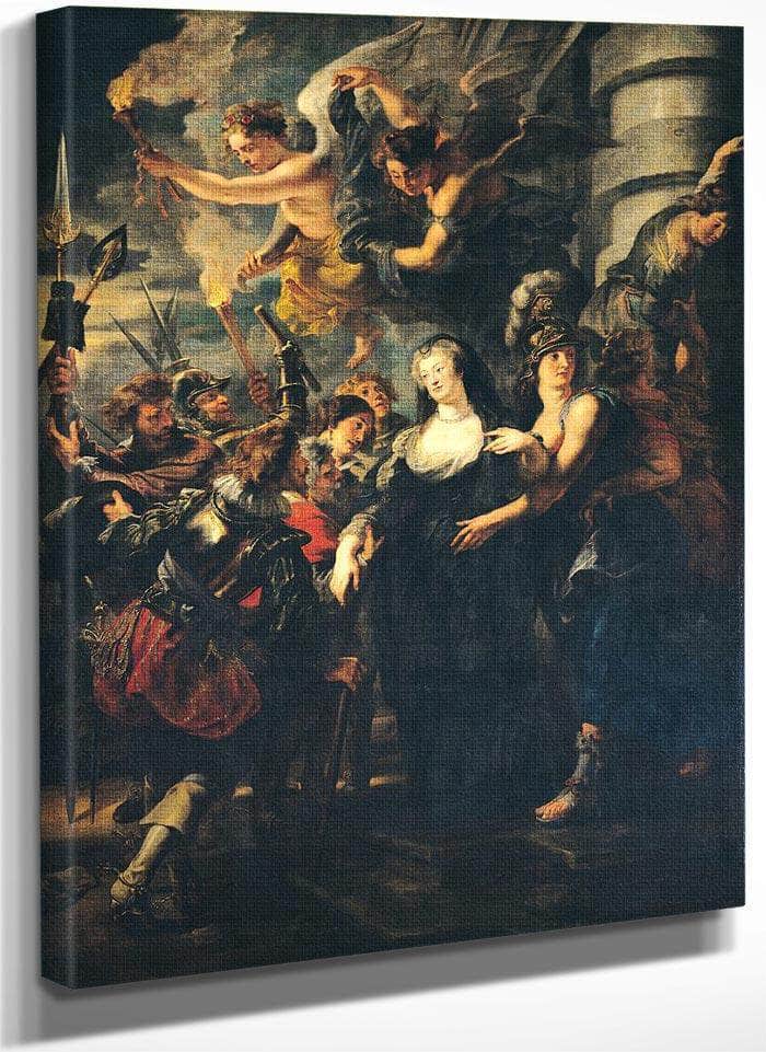 The Medici Cycle  Marie De Medici (1573 1642) Escaping From Blois 21St 22Nd February 1619 By Peter Paul Rubens Fine Art Print
